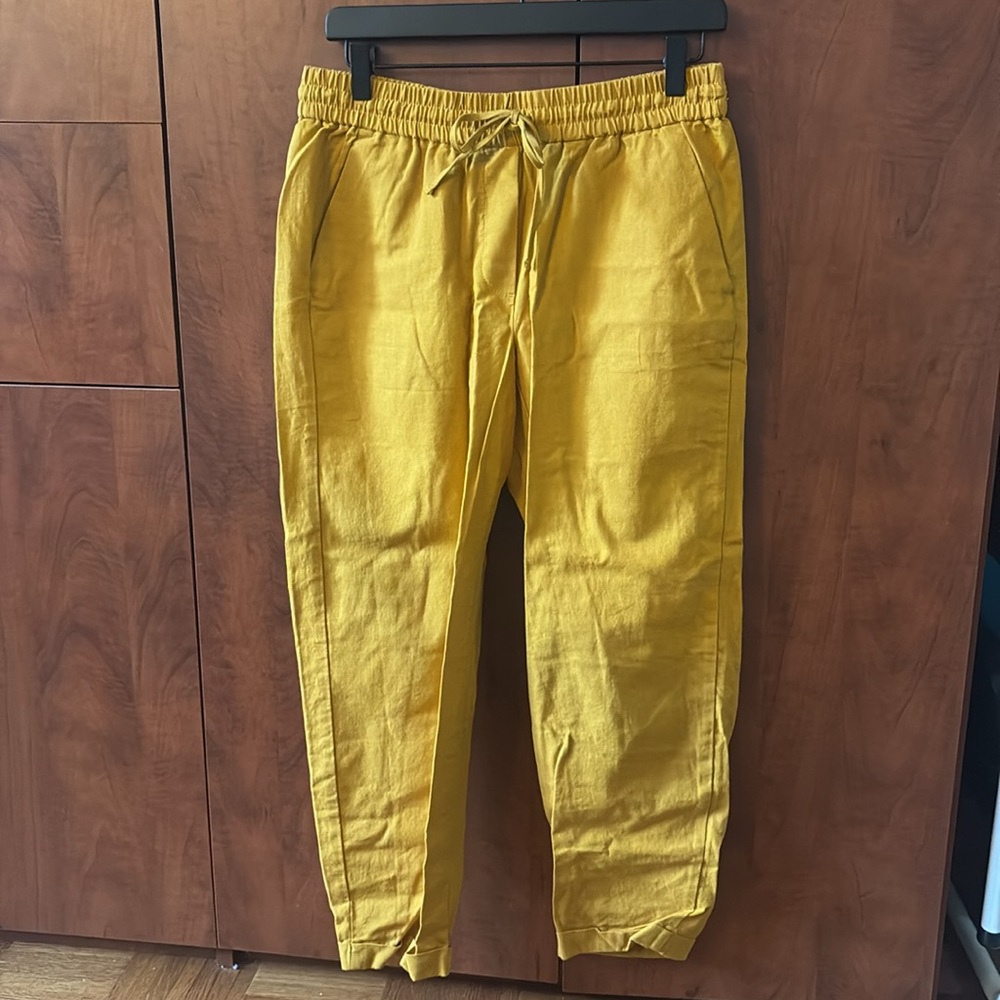 🏷️ J. Crew Linen-cotton drawstring pant